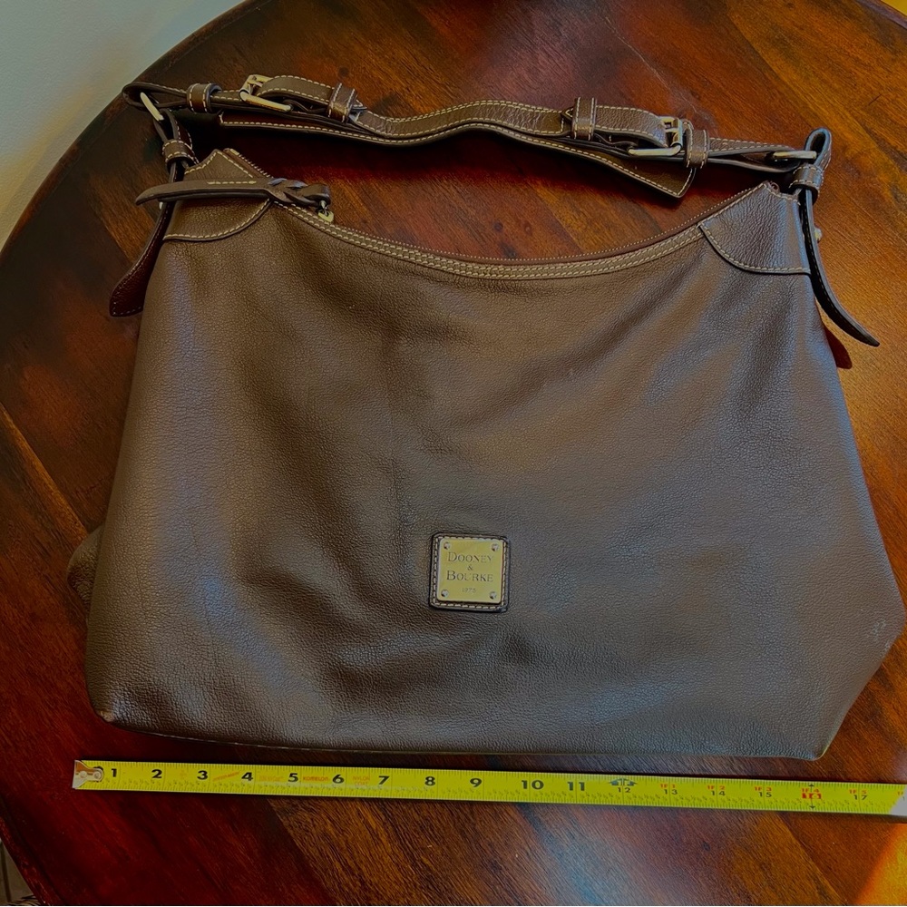 Dooney and Burke Shoulder Bag - Brown Leather